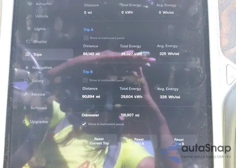 2017 Tesla Model S 100D/60D/75D/90D/P100D z USA, uszkodzony, nr VIN 5YJSA1E24HF202830